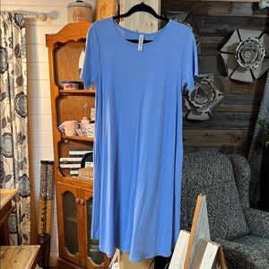 Zenana Outfitters Blue Midi Dress